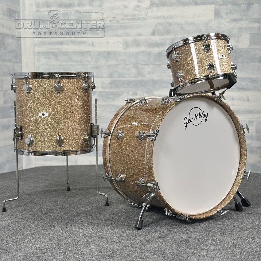 George Way Aristocrat Studio 3pc Drum Set 22/13/16 Champagne Sparkle - Drum Center Of Portsmouth