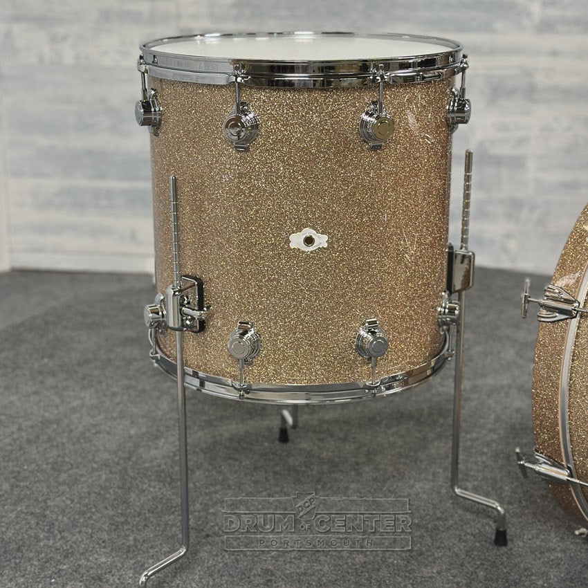 George Way Aristocrat Studio 3pc Drum Set 22/13/16 Champagne Sparkle - Drum Center Of Portsmouth