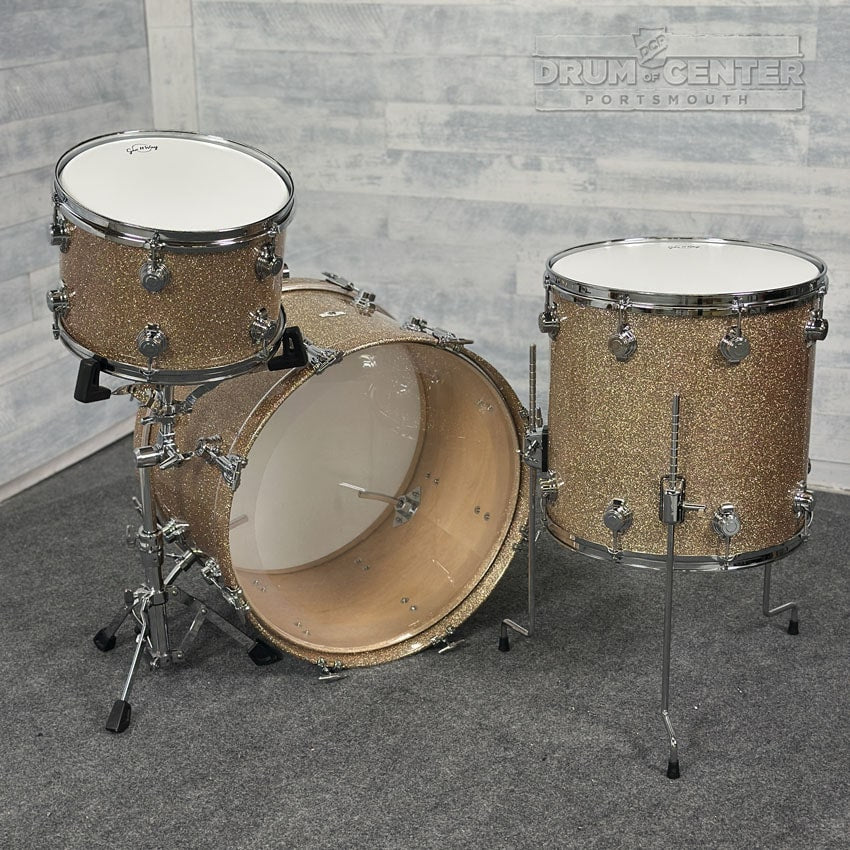 George Way Aristocrat Studio 3pc Drum Set 22/13/16 Champagne Sparkle - Drum Center Of Portsmouth