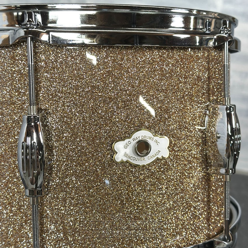 George Way Tuxedo Studio 3pc Drum Set 20/12/14 Champagne Sparkle - Drum Center Of Portsmouth