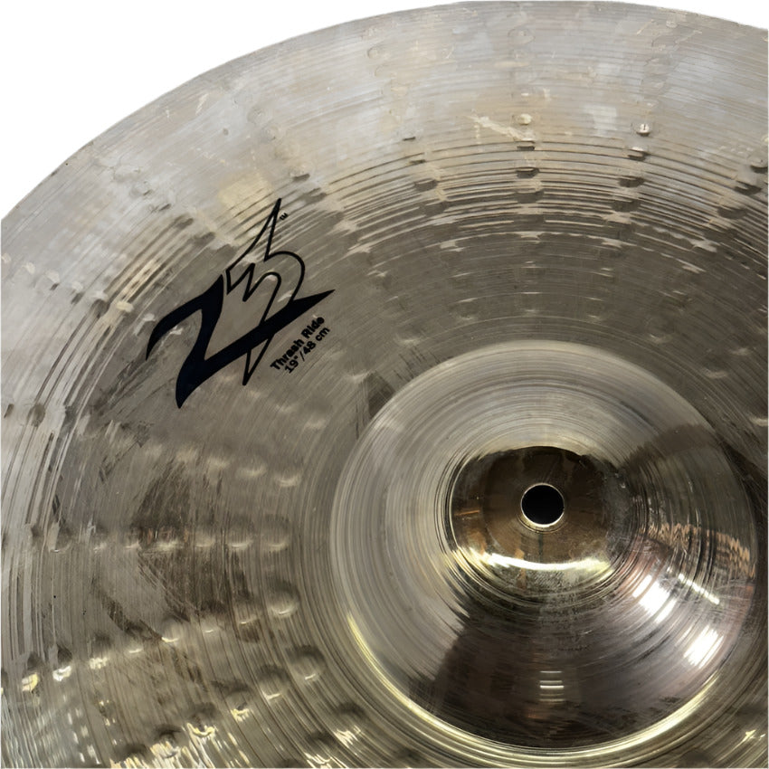 Used Zildjian Z3 Thrash Ride Cymbal 19" - Good - Drum Center Of Portsmouth