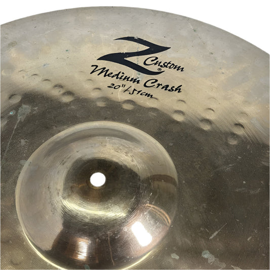 Used Zildjian Z Custom Mediun Crash Cymbal 20" - Good - Drum Center Of Portsmouth