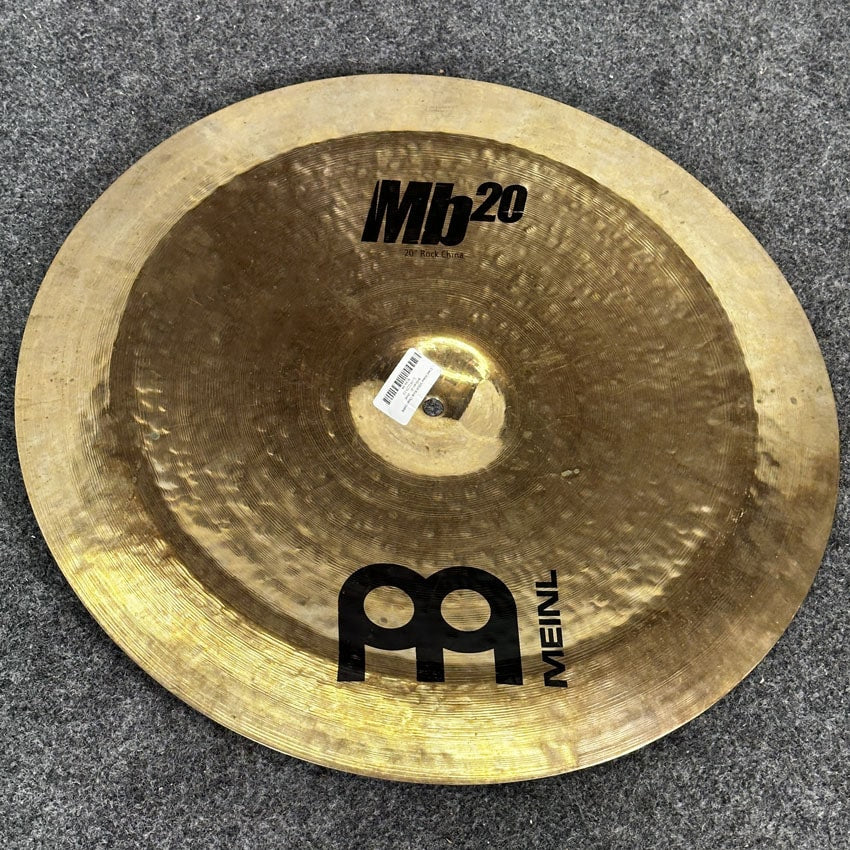 Used Meinl MB20 Rock China Cymbal Brilliant 20" - Good - Drum Center Of Portsmouth