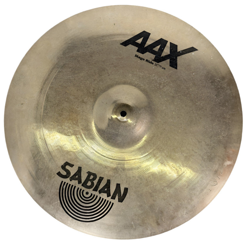 Used Sabian AAX Stage Ride Cymbal 20" - Fair - Drum Center Of Portsmouth