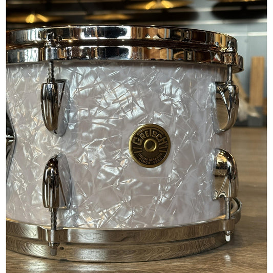 Used Gretsch USA Custom Tom 10x7 White Marine Pearl - Drum Center Of Portsmouth