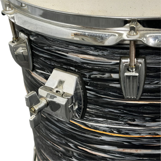 Used Ludwig Vintage Black Oyster 15x14 Rack Tom - Fair - Drum Center Of Portsmouth