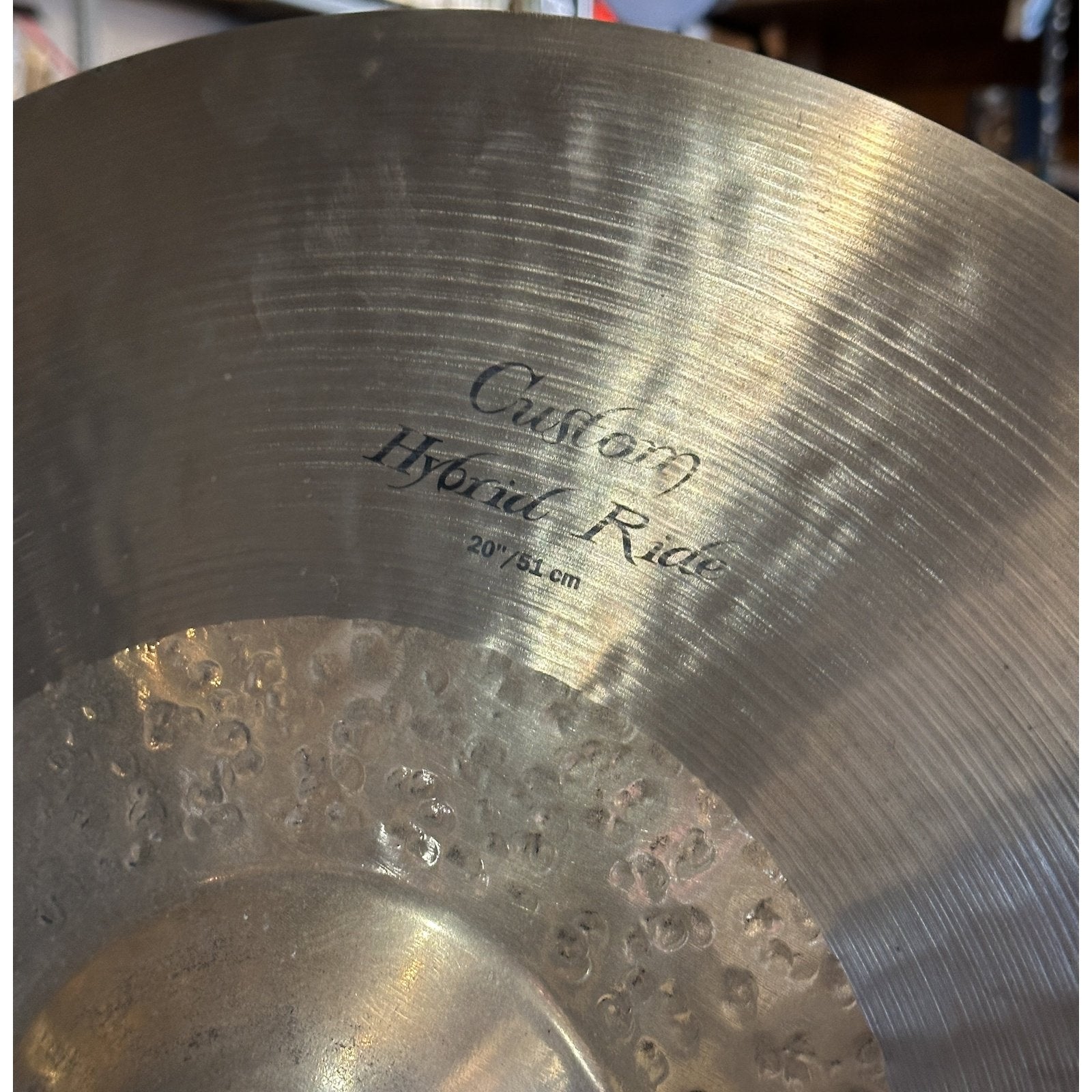 Used Zildjian K Custom Hybrid Ride Cymbal 20" - Drum Center Of Portsmouth