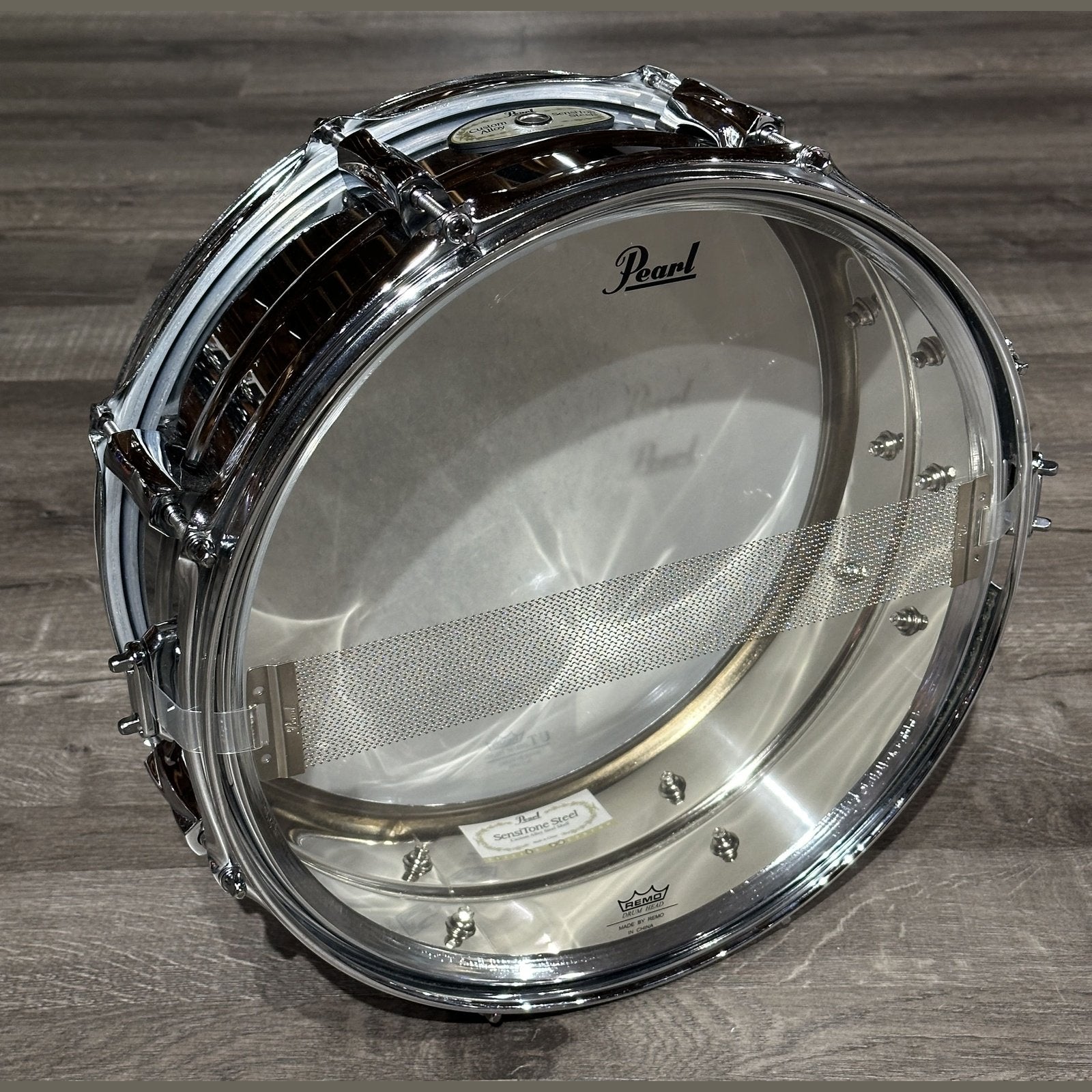 Pre-Loved Pearl 14 x 6.5 Bronze Sensitone Snare Drum – Drum Shop