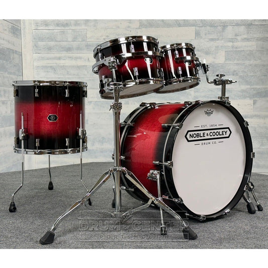 Noble & Cooley Horizon 4pc Drum Set Black Cherry Burst Gloss - Drum Center Of Portsmouth