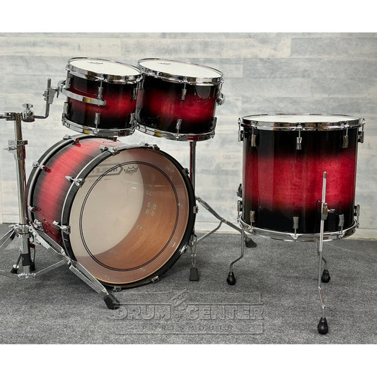 Noble & Cooley Horizon 4pc Drum Set Black Cherry Burst Gloss - Drum Center Of Portsmouth