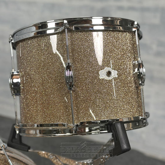 George Way Tuxedo Studio 3pc Drum Set 22/13/16 Champagne Sparkle - Scratch - Drum Center Of Portsmouth