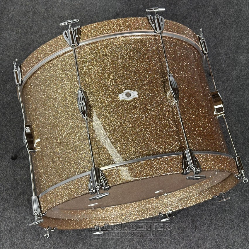 George Way Tuxedo Studio 3pc Drum Set 22/13/16 Champagne Sparkle - Scratch - Drum Center Of Portsmouth