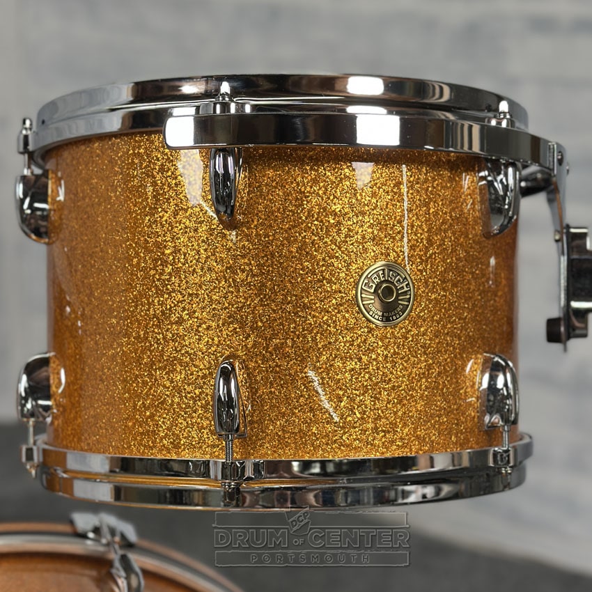 Gretsch USA Custom 3pc Drum Set 22/13/16 Gold Sparkle - Drum Center Of Portsmouth