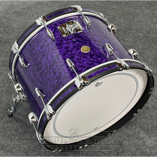 Gretsch Broadkaster 3pc Drum Set 22/12/16 Purple Marine Pearl - Drum Center Of Portsmouth