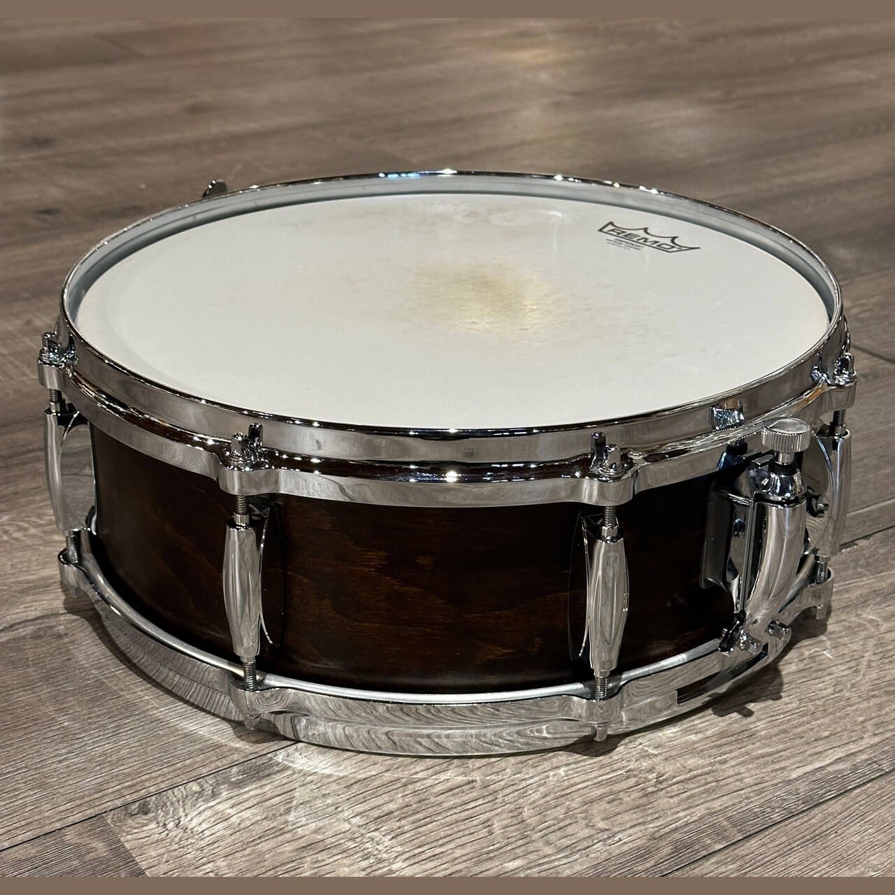 Used Gretsch USA Custom Snare Drum 14x5 8-Lug Satin Antique Maple - Drum Center Of Portsmouth