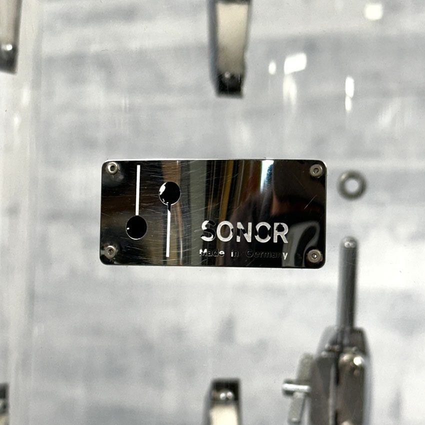 Used Vintage Sonor Acryl Floor Tom 14x14 Clear - Good - Drum Center Of Portsmouth