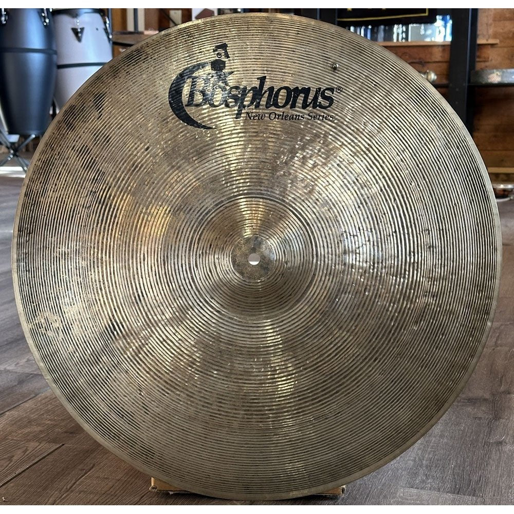 Used Bosphorus New Orleans Ride Cymbal w/rivets 22" - Drum Center Of Portsmouth