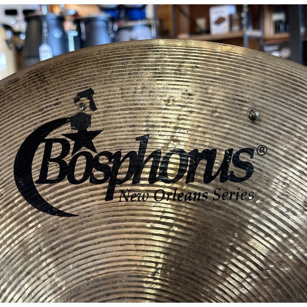Used Bosphorus New Orleans Ride Cymbal w/rivets 22" - Drum Center Of Portsmouth