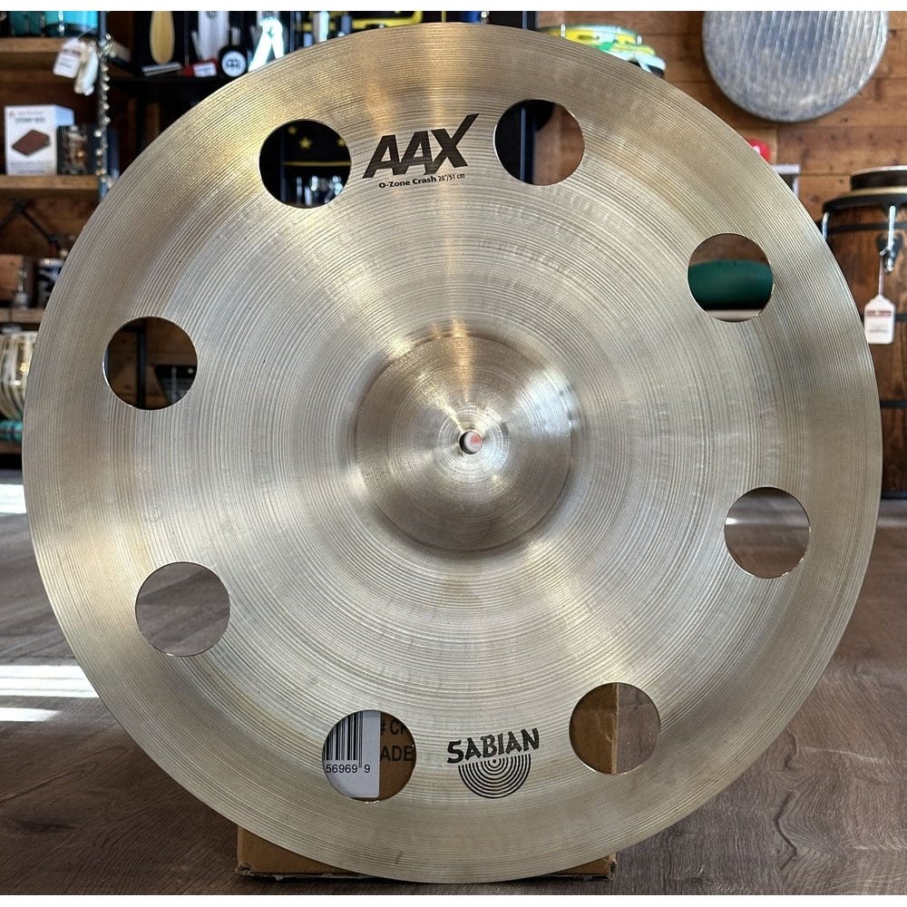 Used Sabian AAX O-Zone Crash Cymbal 20" - Drum Center Of Portsmouth