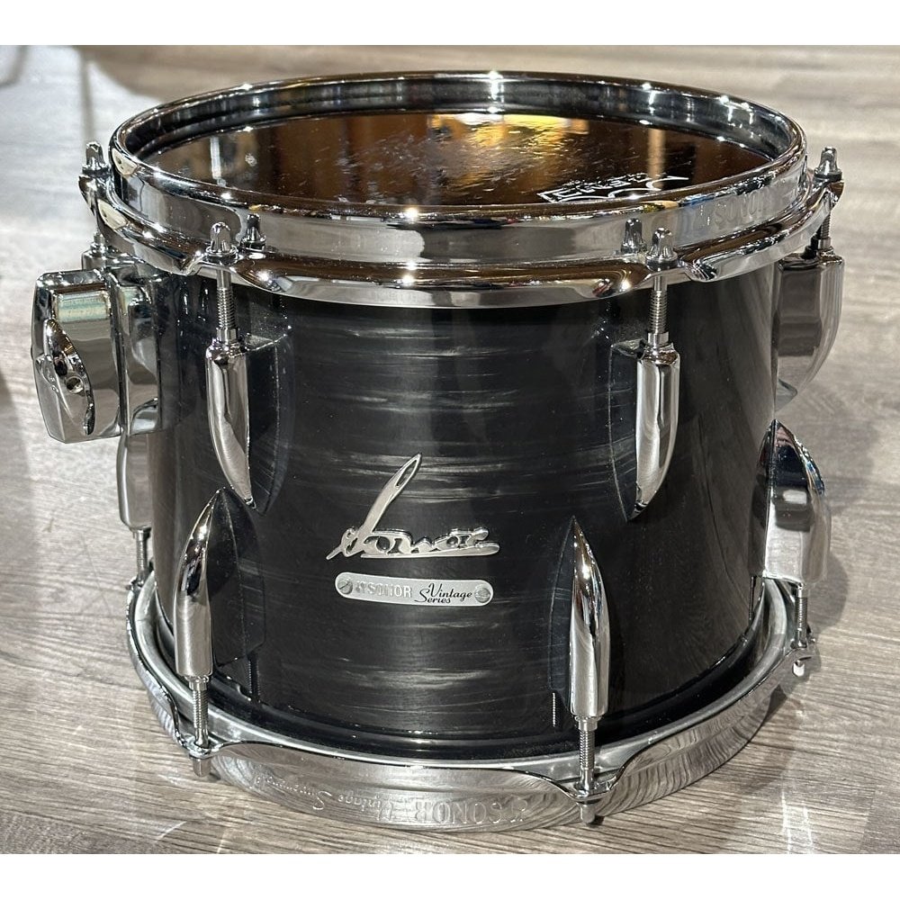 Used Sonor Vintage Series 5pc Drum Set Vintage Black Slate - Drum Center Of Portsmouth