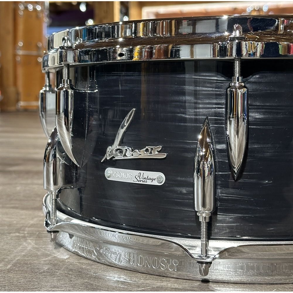 Used Sonor Vintage Series 5pc Drum Set Vintage Black Slate - Drum Center Of Portsmouth