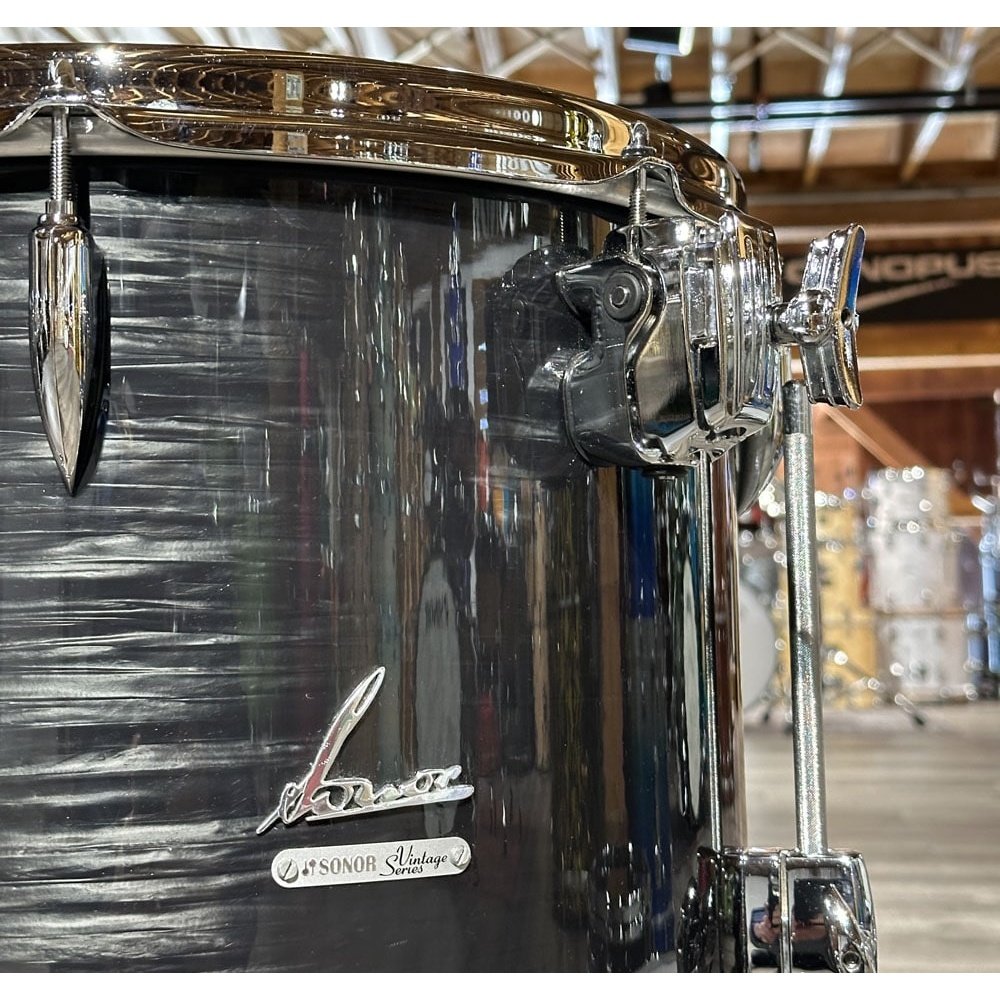 Used Sonor Vintage Series 5pc Drum Set Vintage Black Slate - Drum Center Of Portsmouth