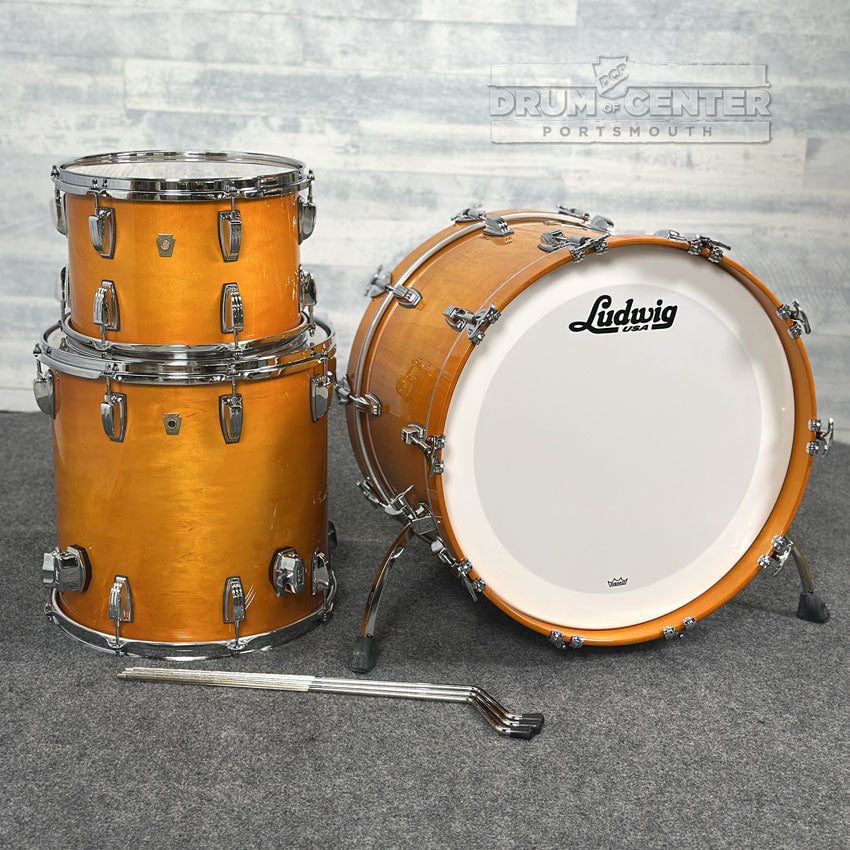 Ludwig Classic Maple 3pc Drum Set Golden Slumbers - Drum Center Of Portsmouth