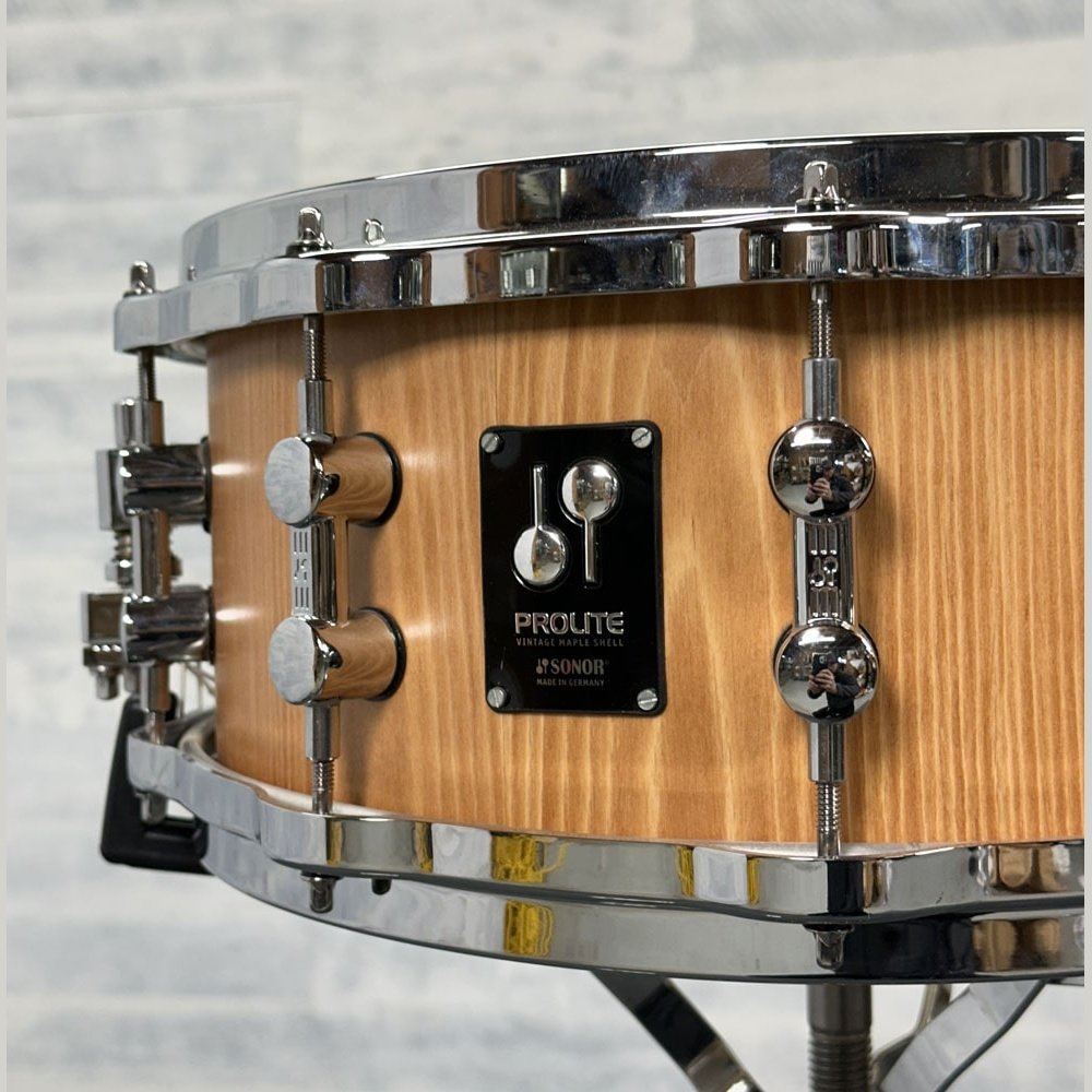 Used Sonor Prolite Vintage Maple Shell Snare Drum 14x6 - Drum Center Of Portsmouth