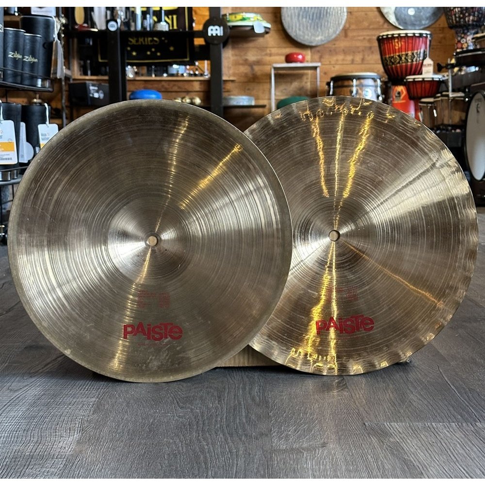 Used Paiste 3000 Sound Edge Hi Hat Cymbals 14" - Drum Center Of Portsmouth