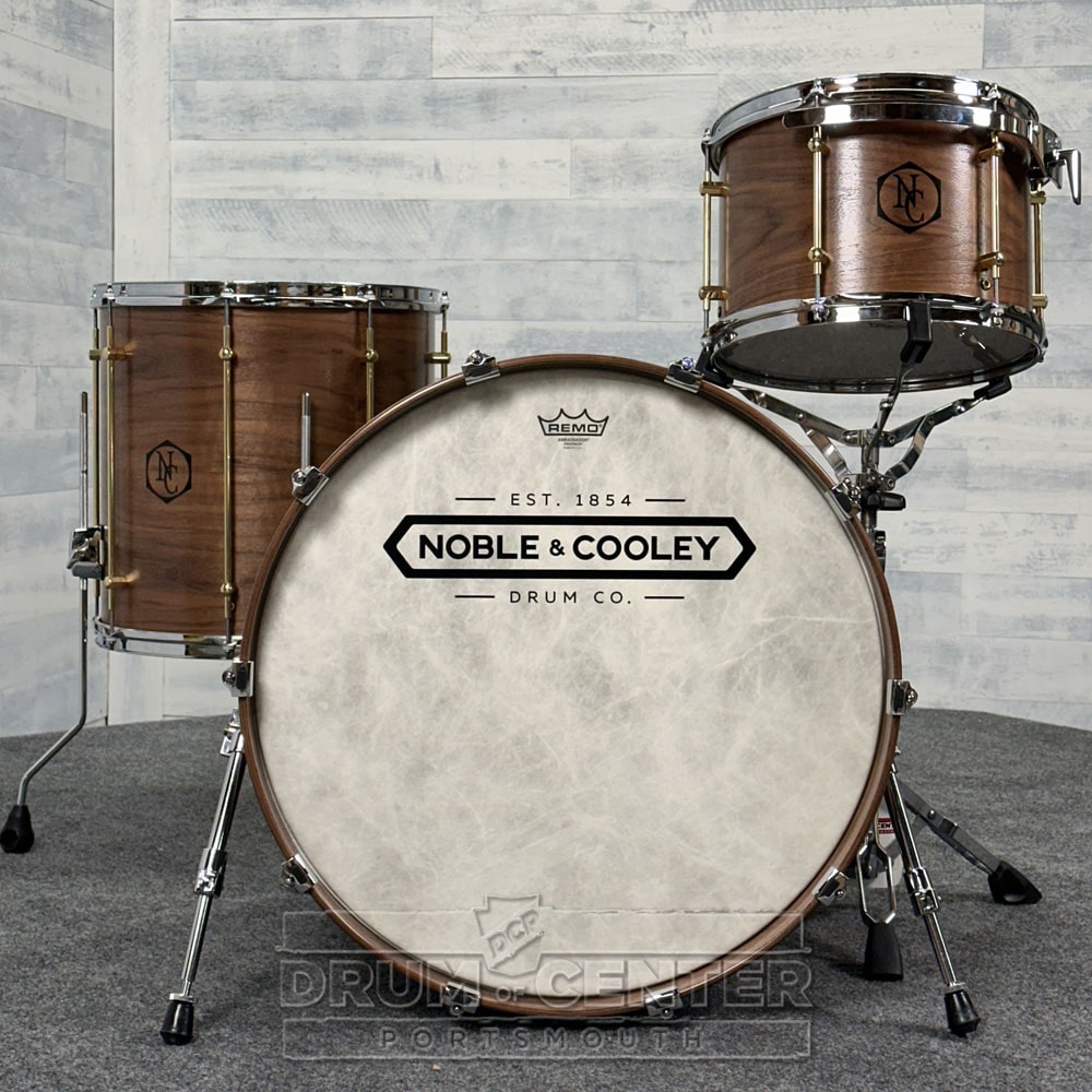 Noble & Cooley Walnut 3pc Drum Set Natural Oil - Drum Center Of Portsmouth