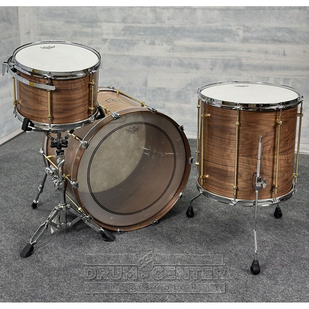Noble & Cooley Walnut 3pc Drum Set Natural Oil - Drum Center Of Portsmouth