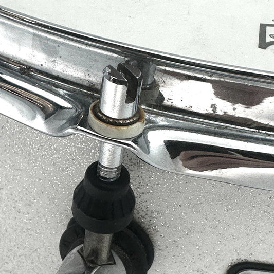 Used Sonor Designer Birch Snare Drum 13x6 White Sparkle - Very Good - Drum Center Of Portsmouth