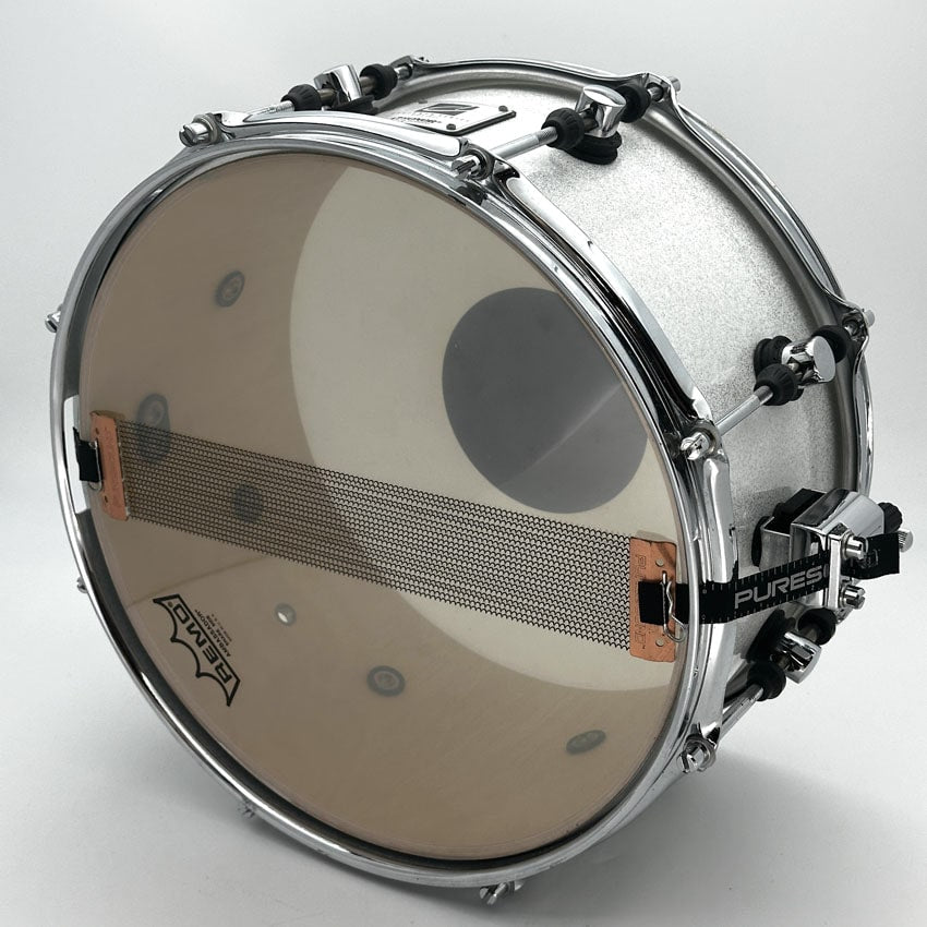 Used Sonor Designer Birch Snare Drum 13x6 White Sparkle - Very Good - Drum Center Of Portsmouth