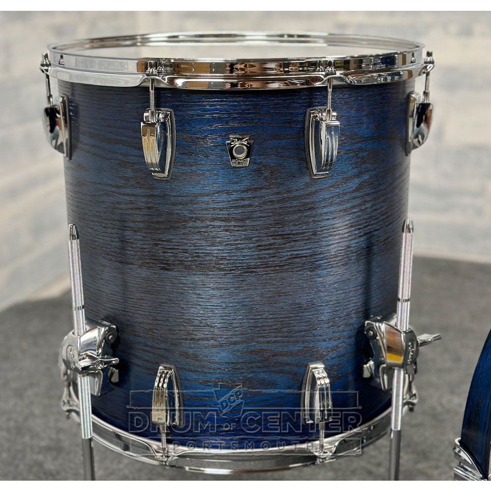 Ludwig Classic Oak 3pc Drum Set Blue Burst 22/13/16 - Drum Center Of Portsmouth