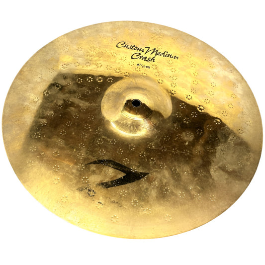 Used Zildjian Z Custom Medium Crash Cymbal 16" - Very Good - Drum Center Of Portsmouth