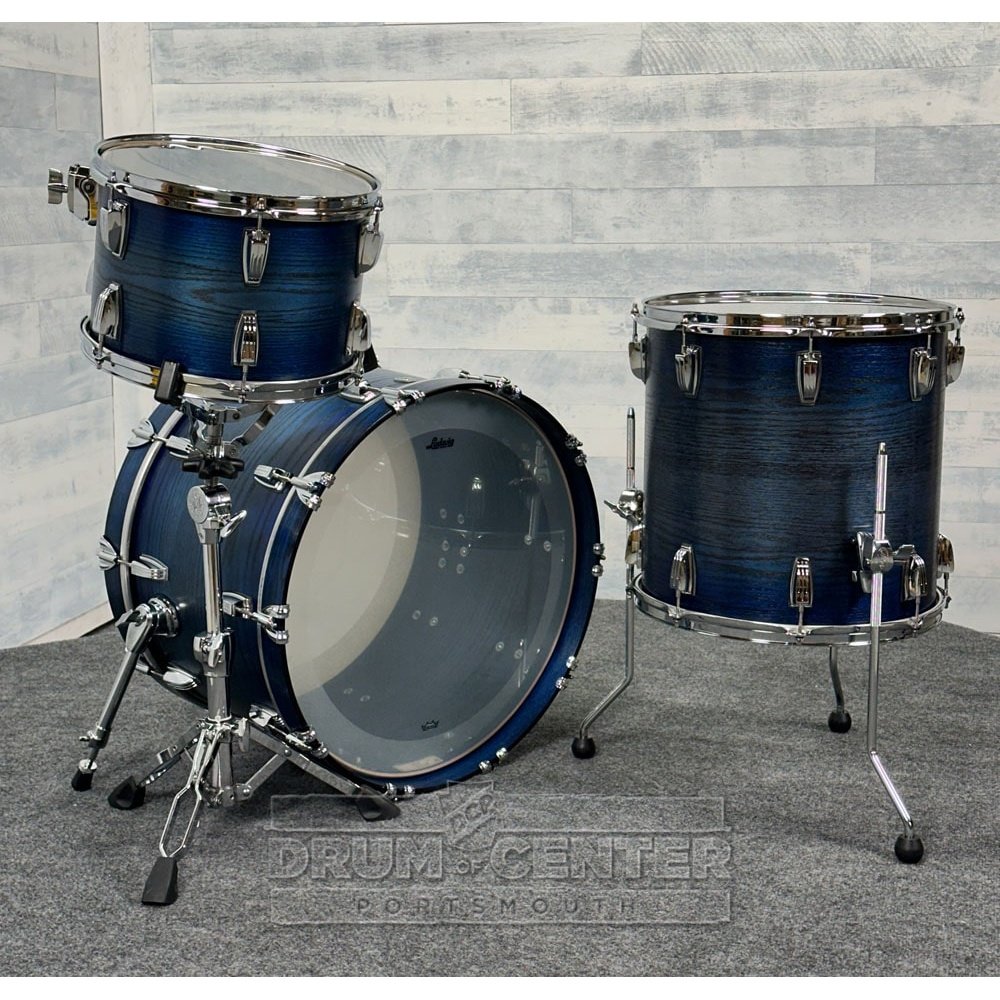 Ludwig Classic Oak 3pc Drum Set Blue Burst 22/13/16 - Drum Center Of Portsmouth