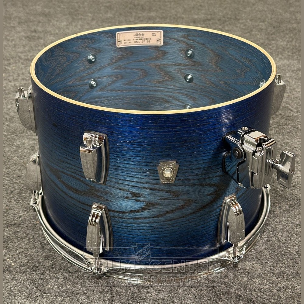 Ludwig Classic Oak 3pc Drum Set Blue Burst 22/13/16 - Drum Center Of Portsmouth