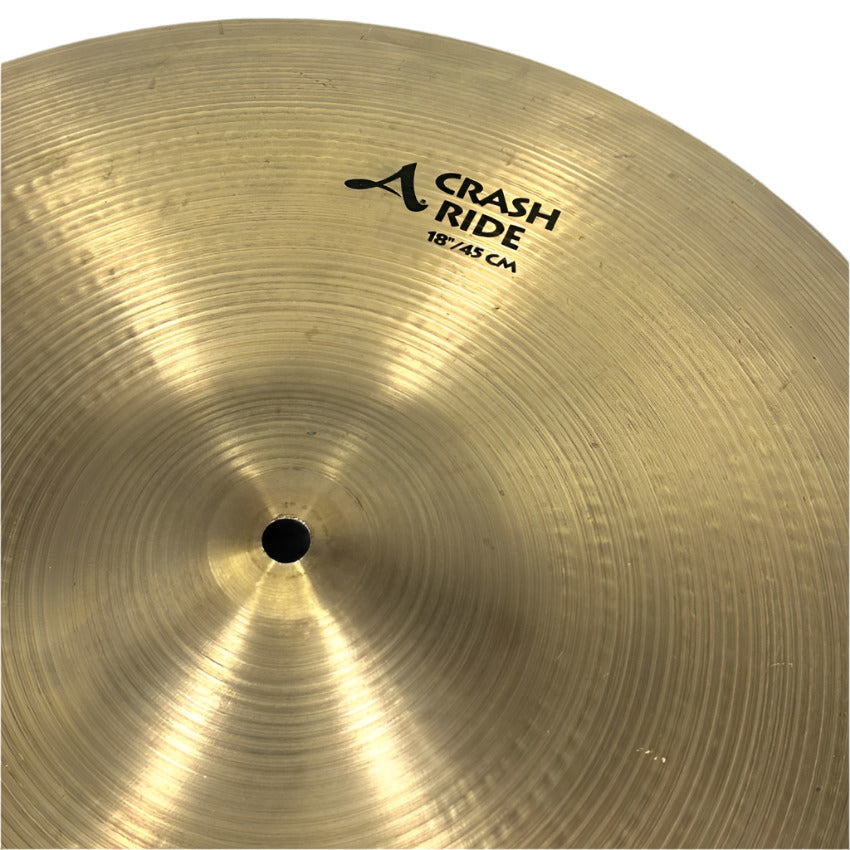 Used Zildjian A Crash/Ride Cymbal 18" - Very Good - Drum Center Of Portsmouth