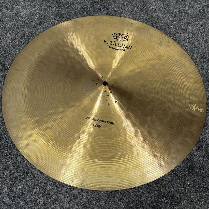 Used Zildjian K Constantinople Medium Thin Low Ride Cymbal 20" - Very Good - Drum Center Of Portsmouth