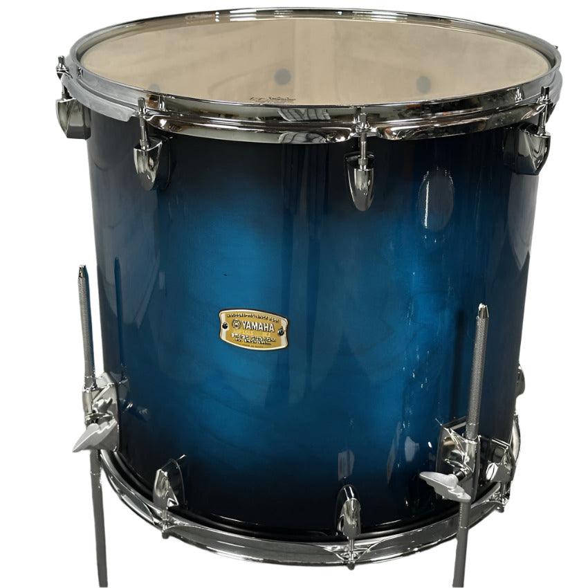 Used Yamaha Stage Custom Birch Floor Tom 16x15 Deep Blue Sunburst - Good - Drum Center Of Portsmouth