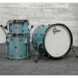 Gretsch Brooklyn 3pc Drum Set Turquoise Sparkle - DCP Exclusive! - Drum Center Of Portsmouth