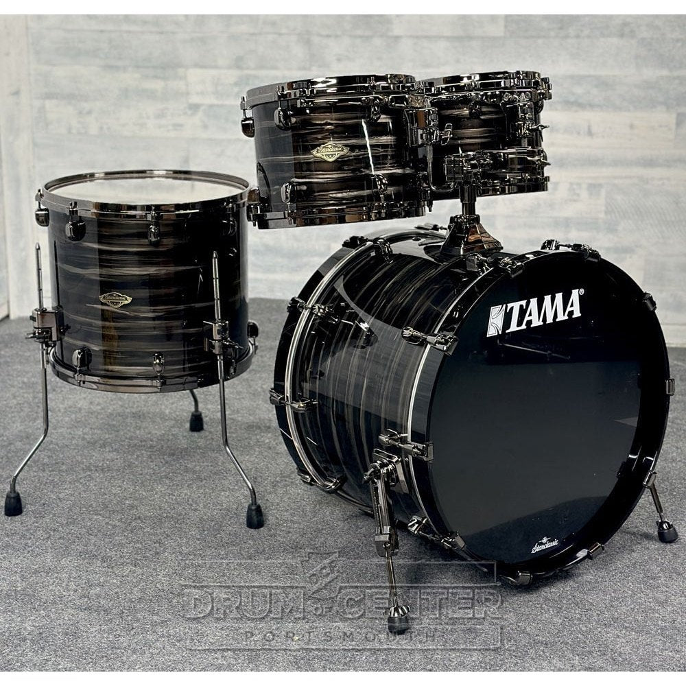 Tama Starclassic Walnut/Birch 4pc Drum Set Lacquered Charcoal Oyster - DCP Exclusive! - Drum Center Of Portsmouth