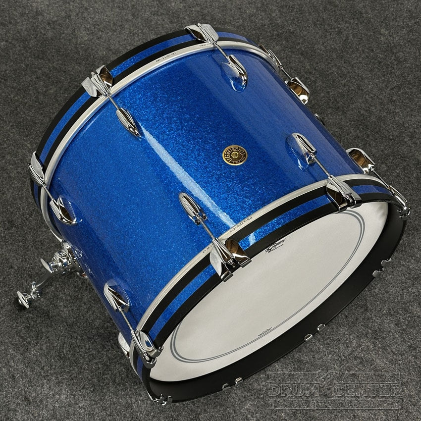 Gretsch Broadkaster 3pc Drum Set 20/12/14 Blue Sparkle - Drum Center Of Portsmouth