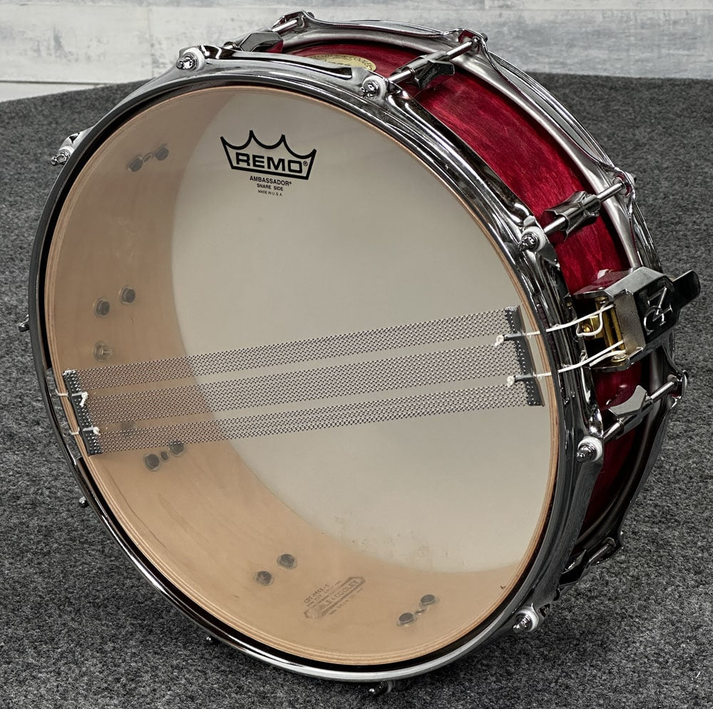 Used Noble & Cooley CD Maple Snare Drum 14x5 Cherry Oil - Drum Center Of Portsmouth