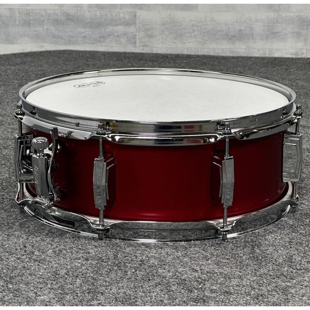 Used Ludwig Classic Maple Snare Drum 14x5 Diablo Red - Drum Center Of Portsmouth