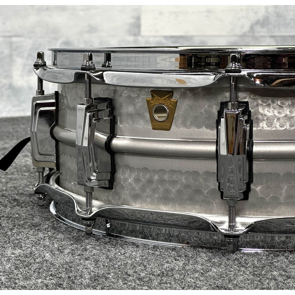 Used Ludwig Acrolite Hammered Snare Drum 14x5 - Drum Center Of Portsmouth