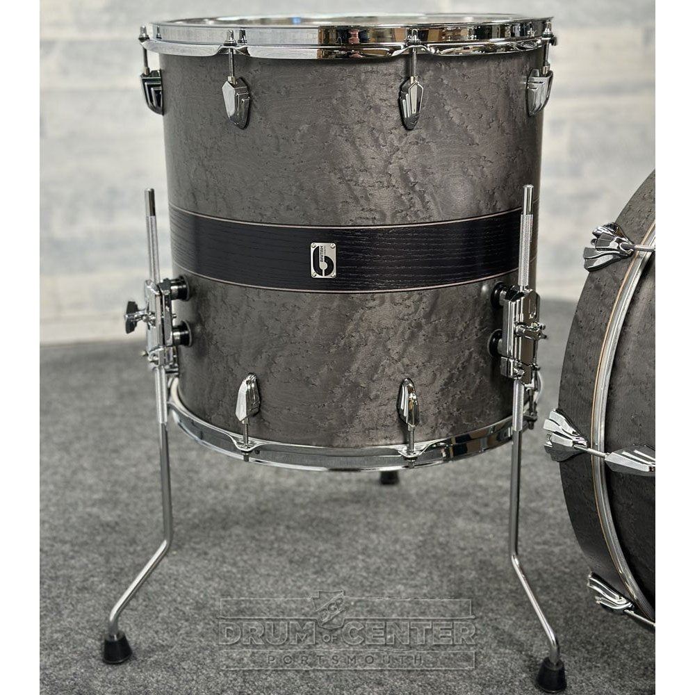 British Drum Co Legend Ultra 3pc Club US Drum Set w/22"BD Silverstone - Drum Center Of Portsmouth