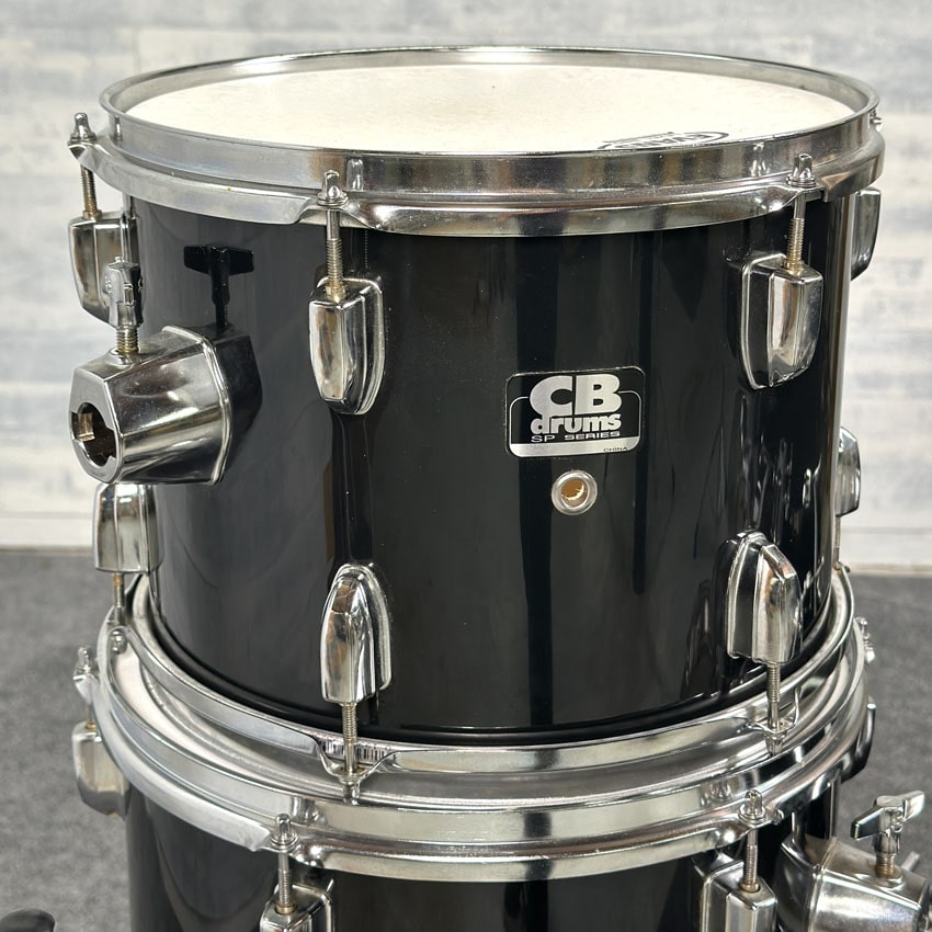 Used CB 5pc Drum Set Jet Black - Fair - Drum Center Of Portsmouth