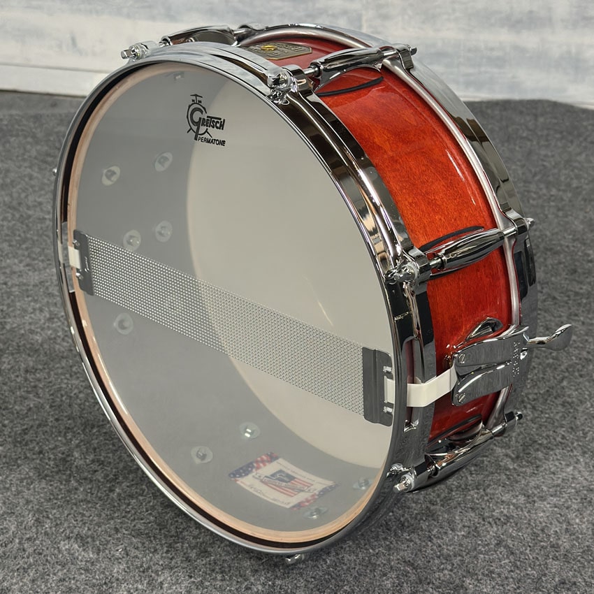 Used Gretsch USA Custom 6pc Drum Set Burnt Orange Gloss Lacquer - Excellent - Drum Center Of Portsmouth