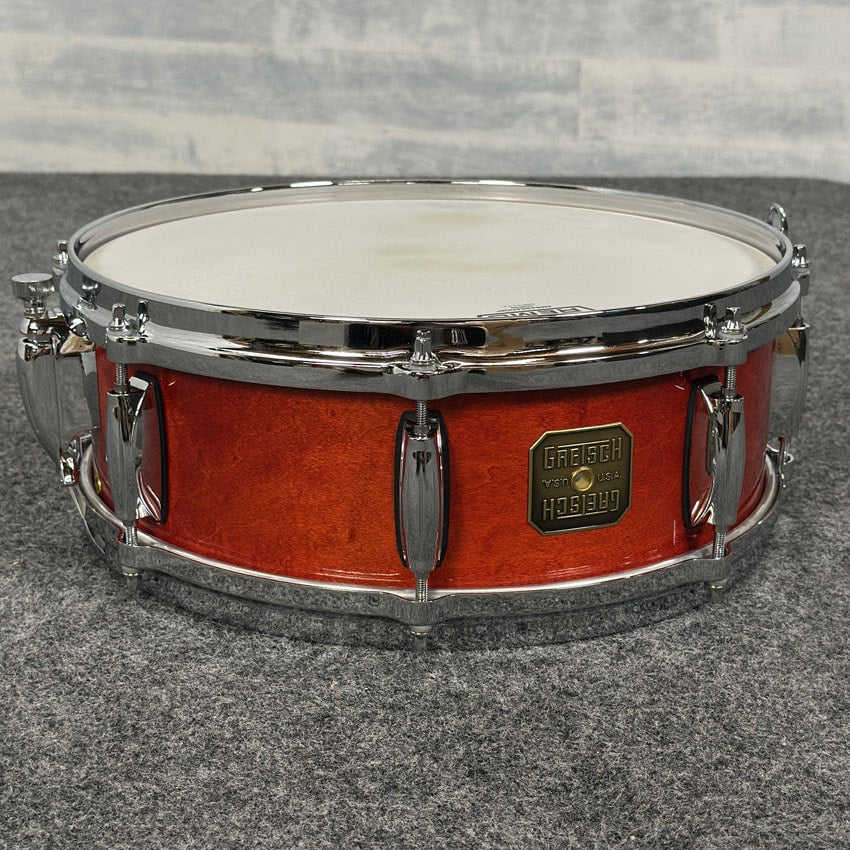 Used Gretsch USA Custom 6pc Drum Set Burnt Orange Gloss Lacquer - Excellent - Drum Center Of Portsmouth